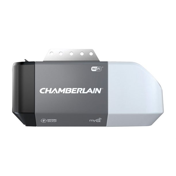 Abre-puerta de garaje Smart MyQ con accionamiento por cadena de 1 por 2 Hp - Marca Chamberlain