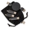 Kit Adaptador De Cable Retráctil USB - Marca Onn.