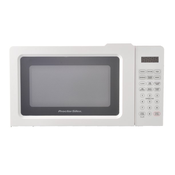 Horno de microondas digital blanco - Marca Proctor Silex