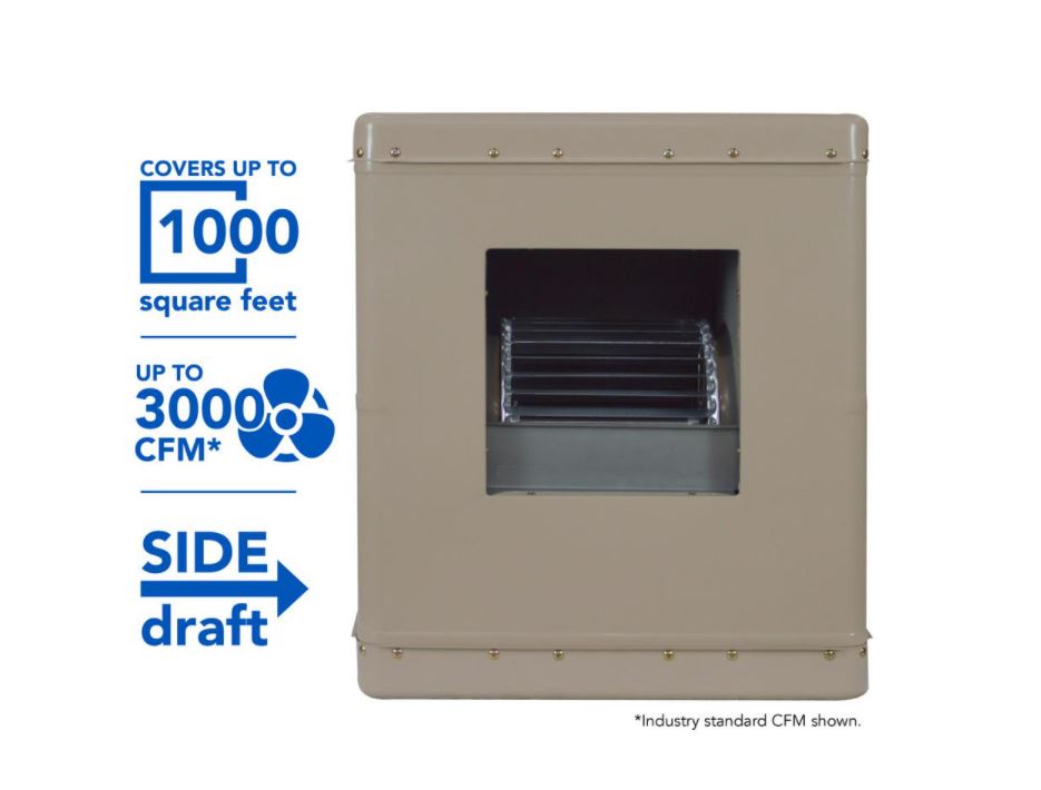Enfriador Evaporativo De Pared - Marca Champion - Imagen 3