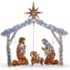 Natividad de cristal de 72 " - Marca National Tree Company