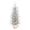 Arbolito De Abeto Nevado Para Decoración 48 " - Marca Holiday Time