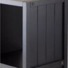 Estante Negro De 27' 2x2 - Marca Winsome