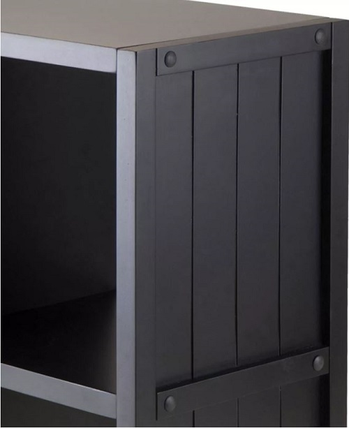Estante Negro De 27' 2x2 - Marca Winsome