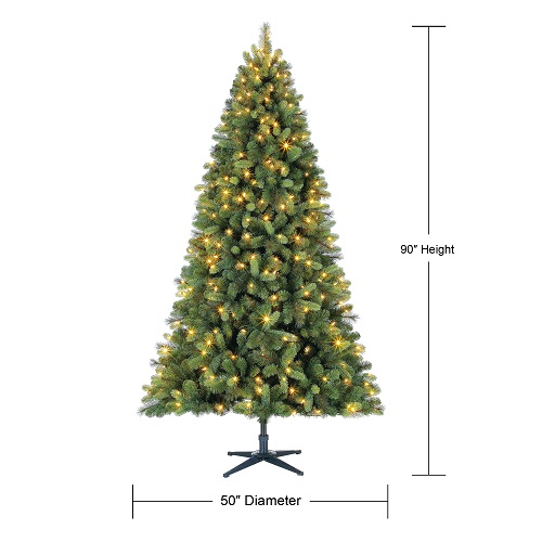 Árbol de Navidad De 7.5 Con Luces Multicolor - Marca Holiday Time - Imagen 4