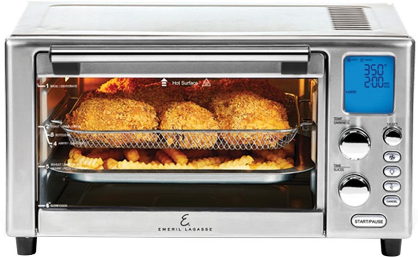 AirFryer De Acero Inoxidable Cepillado - Marca Emeril Lagasse - Imagen 3