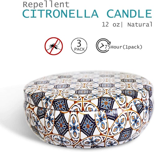 Vela aromática de citronela - Marca YIHANG - Imagen 2