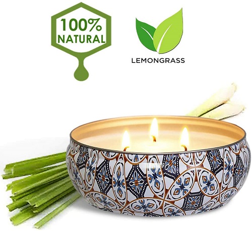 Vela aromática de citronela - Marca YIHANG - Imagen 3
