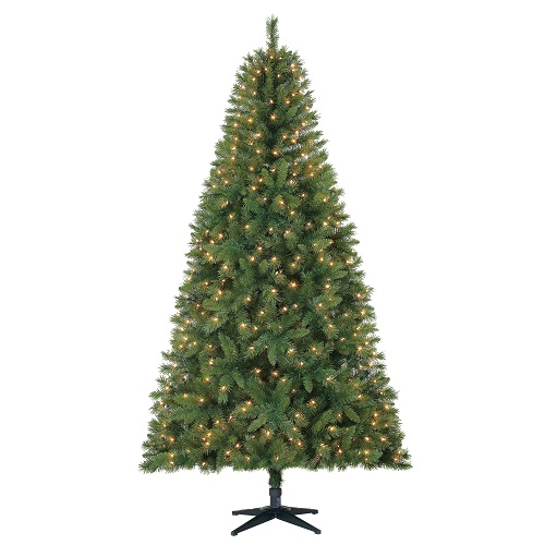 Árbol de Navidad De 7.5ft Con Luces Blancas - Marca Holiday Time