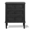 Gabinete De Almacenamiento De 3 Cajones Gris Oscuro - Marca Finch