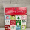 Paquete de 12 distintos aretes de navidad  y una cadenita