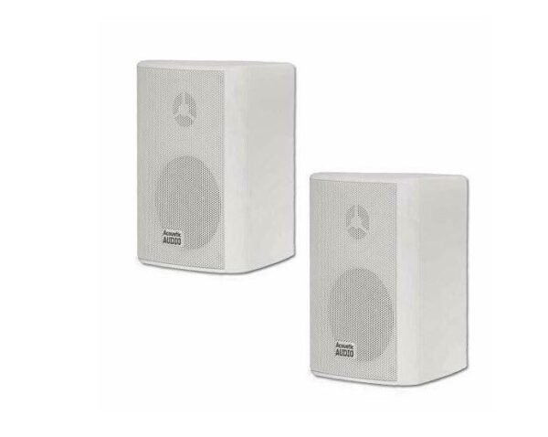 Par de altavoces de 2 vías para interior y exterior marca Acoustic Audio