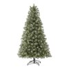 Arbol De Navidad De Abeto Rojo 7.5ft Con Luces - Marca Holiday Time