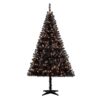 Árbol de navidad Negro De 6.5 pies con Luces Blancas - Marca Holiday Time