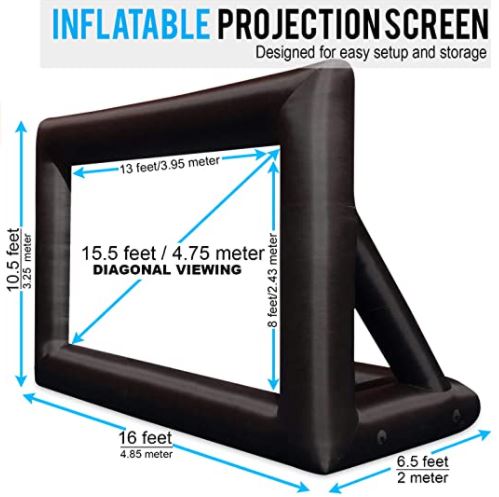 Pantalla para proyección inflable- Marca Khomo Gear - Imagen 3