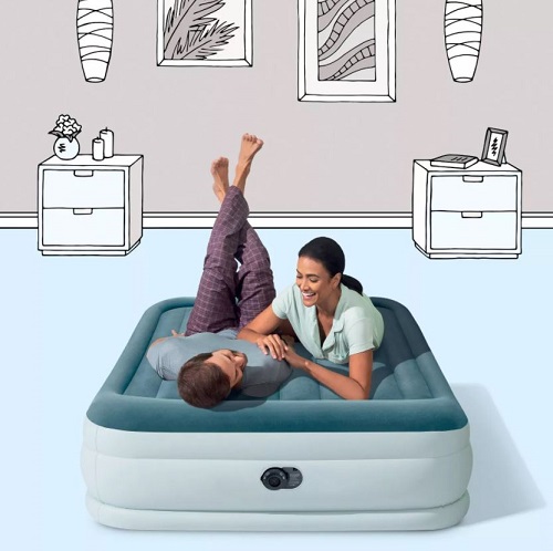 Colchón Inflable Con Compresor Interno queen - Marca Intex - Imagen 2