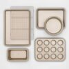 Juego De Utensilios Para Hornear De Acero Aluminizado De 6 Piezas - Marca Desing
