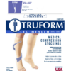 Calcetines de compresión de punta abierta talla mediano marca Truform