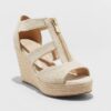 Zapatillas De Tacon Para Mujer Talla 11 - Marca A New Day