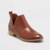 Botines de tobillo con aberturas para mujer talla 10 marca Univrsal Thread