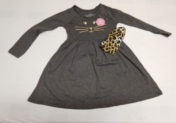 Vestido para niña con diadema talla 5 Marca Freestyle Revolution