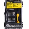 Kit de 39 piezas con desarmador tipo matraca Marca Pretul