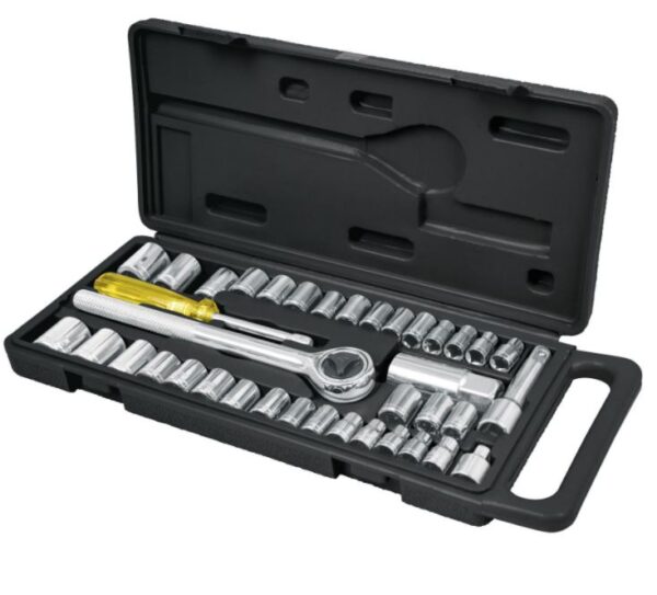 Kit de 39 piezas dados milimétricos y estándar Marca Pretul