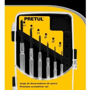 Alternative view of Destornilladores metálicos de precisión 6 piezas Marca Pretul