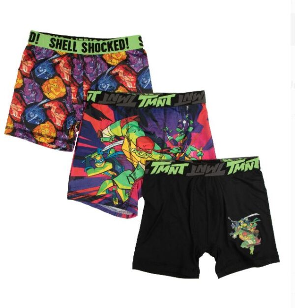 Pack de 2 bóxer  de poliéster Talla M/8 de tortugas ninjas
