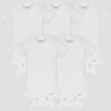 5 Camisas Pañaleras Talla 12 Marca Gerber Baby