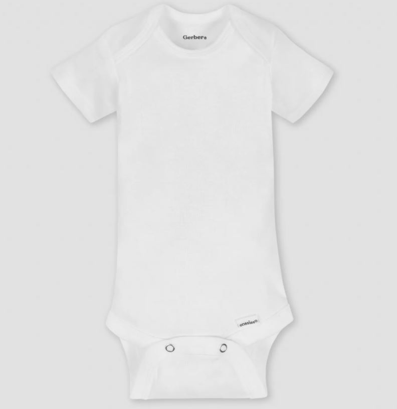 5 Camisas Pañaleras Talla 12 Marca Gerber Baby - Imagen 2