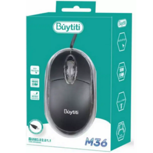 Mouse de color negro marca Buytiti