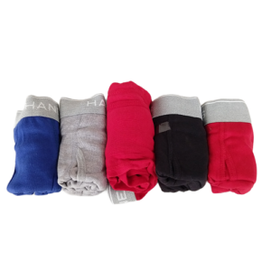 Alternative view of Paquete de 5 boxers para caballero talla S (28-30) marca Hanes