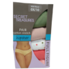 Paquete de 5 panties para dama talla 0X/10 marca Secret Treasures