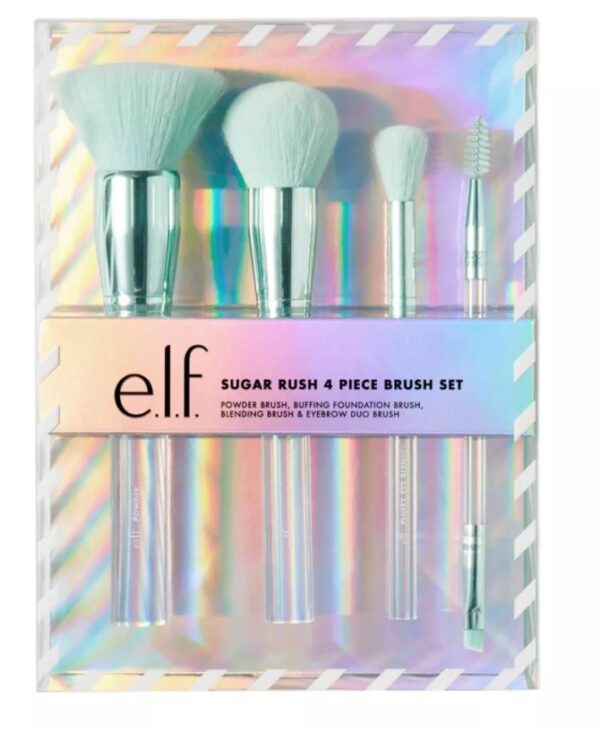 Set de 4 brochas Color Tornasol Marca E.l.f