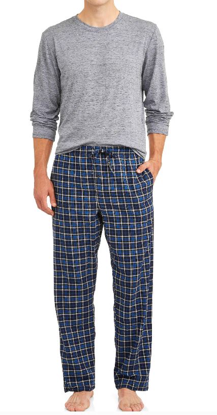 Conjunto de pijamas de franela Talla M Marca Hanes