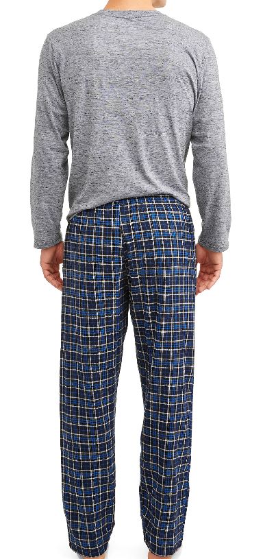 Conjunto de pijamas de franela Talla M Marca Hanes - Imagen 2