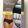 Paquete de 3 panties para mujer talla 2X/12 marca secret treasures