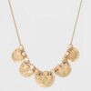 Collar Frontal de Media Luna Martillado marca universal Thread