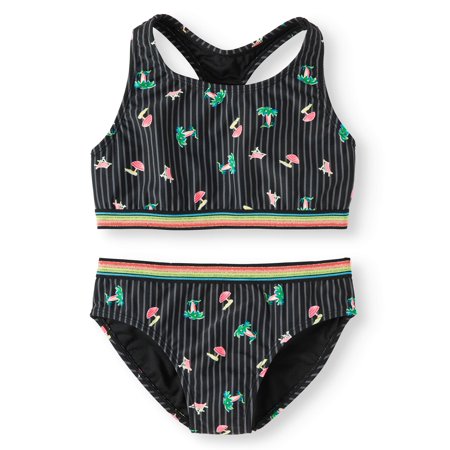 Traje de baño para niña talla XXL (18) marca Wonder Nation
