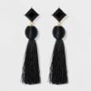 Aretes para dama de color negro marca Sugarfix
