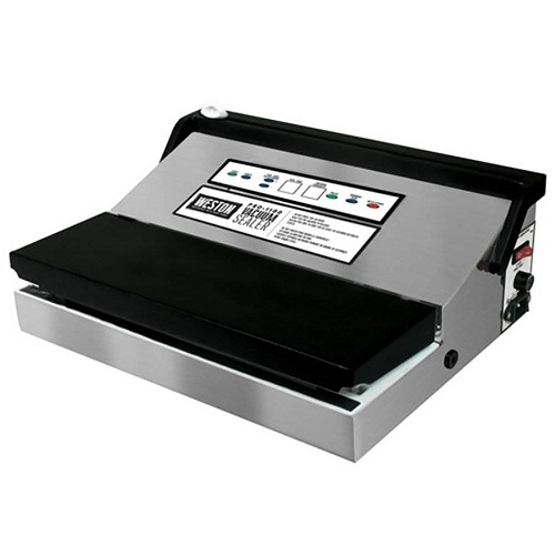 Selladora al vacío de carne profesional para cocina de11'' con cortador de rollo marca Weston Pro-1100