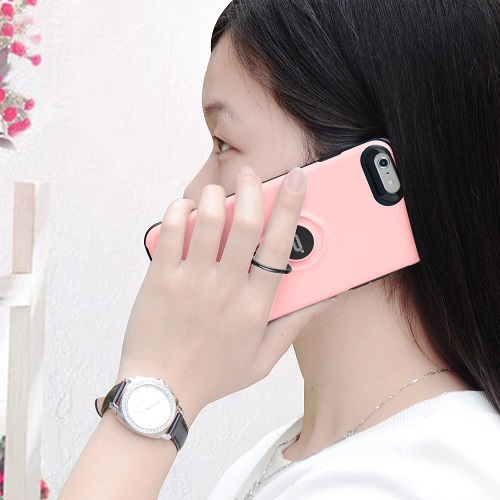 Case para iphone 6 plus de color rosa marca Iconflang - Imagen 2