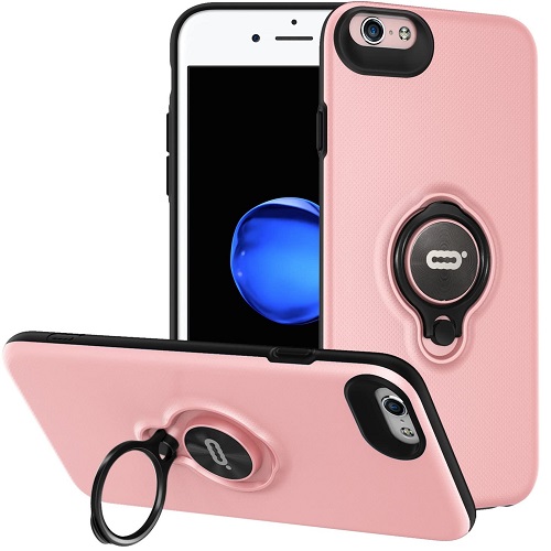 Case para iphone 6 plus de color rosa marca Iconflang