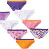 Paquete de 8 calzones para niña talla 4 marca Fruit of the Loom
