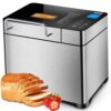 Maquina de pan de acero inoxidable con capacidad de 2lb marca KBS