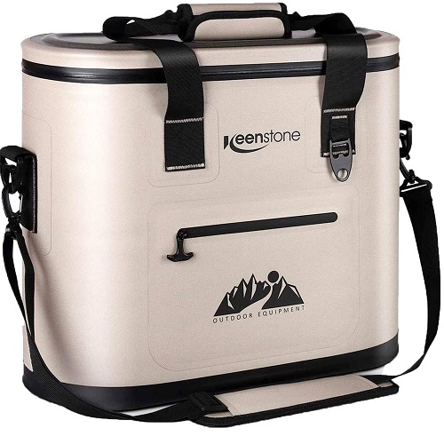 Bolsa de refrigeración con aislamiento de cara suave de 36 latas marca Keenstone