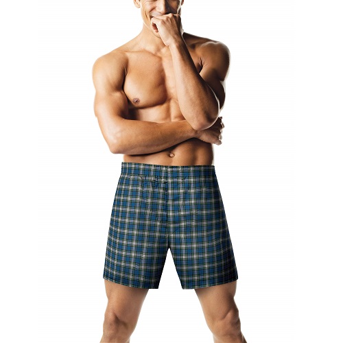 Paquete de 5 boxers para caballero talla XL (40-42) marca Hanes