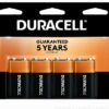 4 baterias 9v Marca Duracell
