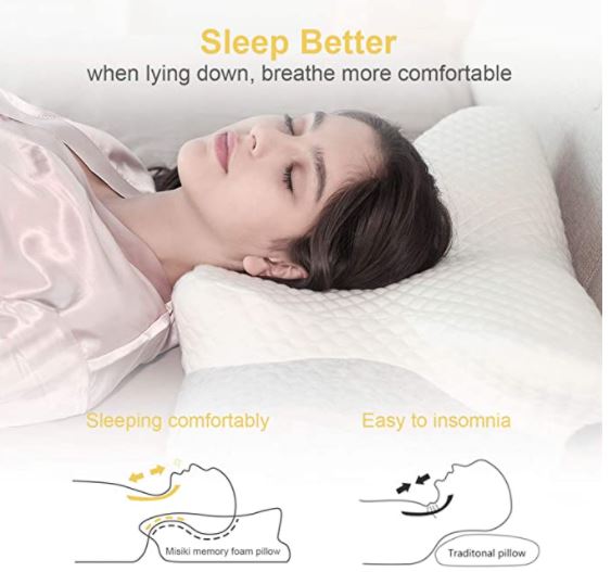 Almohada ortopédica de espuma viscoelástica. Marca Misiki. - Imagen 2
